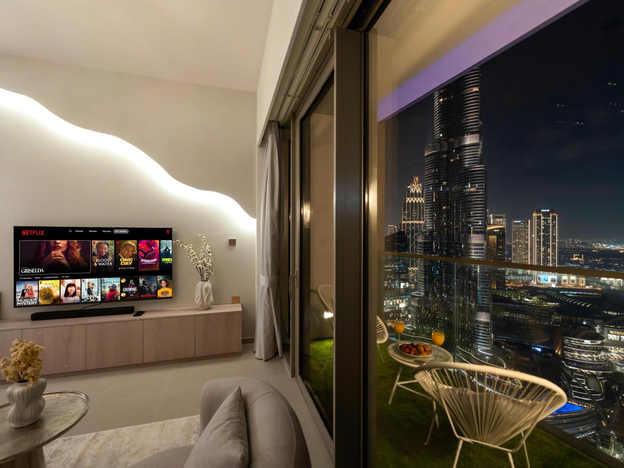 Smartstay At Grande Signature - Burj Khalifa View - 5 Min Mall - Downtown - Brand New Luxury Appartamento Dubai